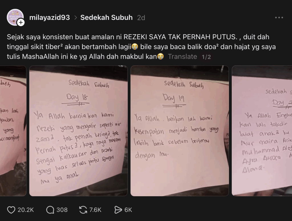 doa 30 hari